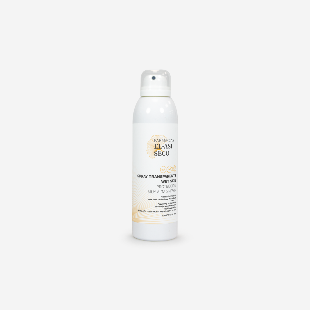 Fotoprotector spray transparente wet skin SPF50+ 200 ML
